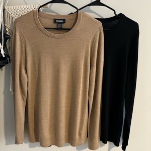 2 Express Merino Wool Sweater Bundle! NWOT